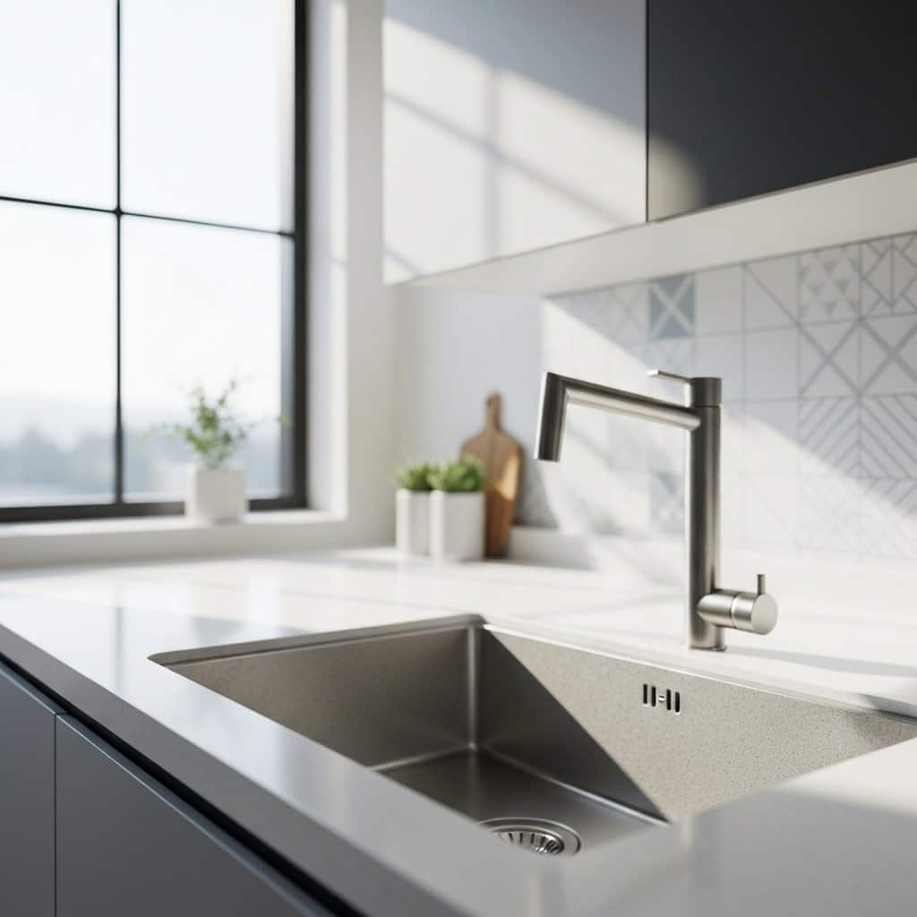 Zlew stalowy – gładki czy o strukturze lnu? Wybór idealnego rozwiązania do Twojej kuchni