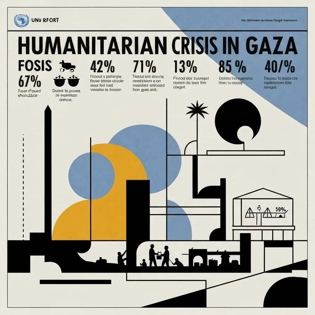 Kryzys humanitarny w Strefie Gazy: alarmujący raport ONZ